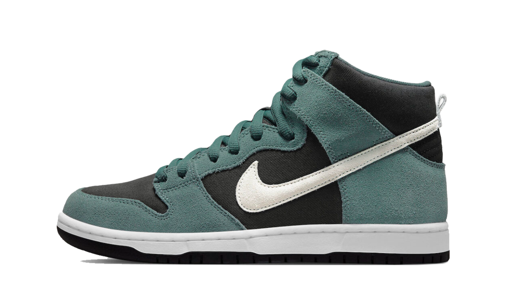 Nike SB Dunk High Green Suede