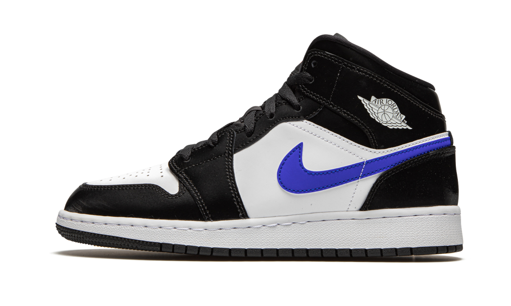 Air Jordan 1 Mid Black Racer Blue White - FashstoreCZ