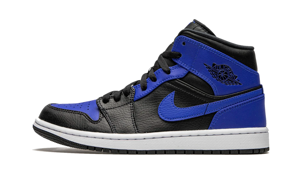 Air Jordan 1 Mid Hyper Royal Tumbled Leather - FashstoreCZ