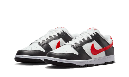 Dunk Low Black White Red