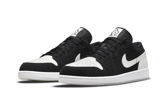 Air Jordan 1 Low Black White Diamond